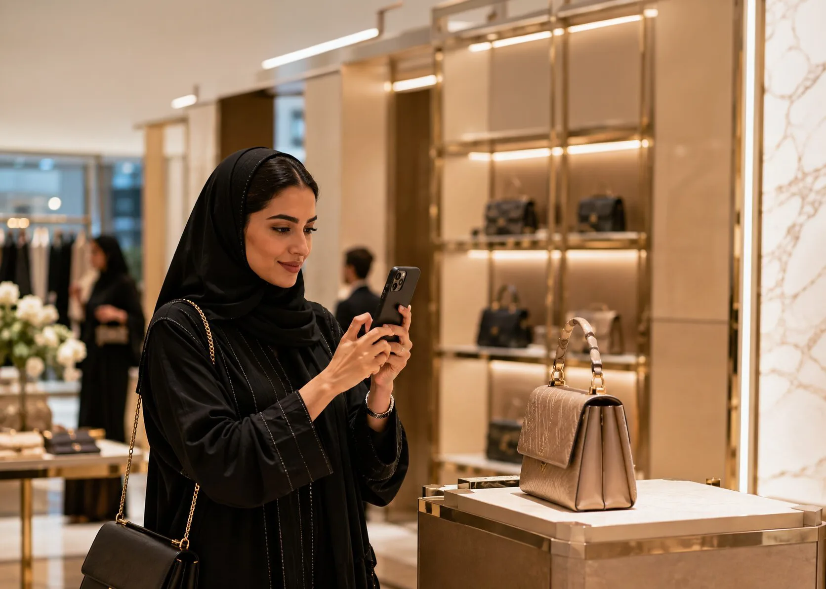مشاركة توثّق تجربتها داخل متجر
